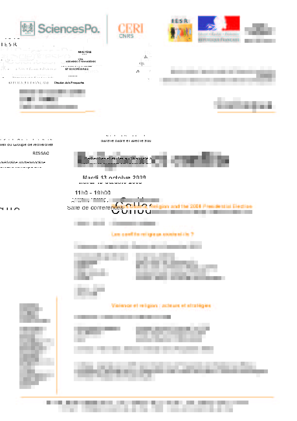 religion et conflit
